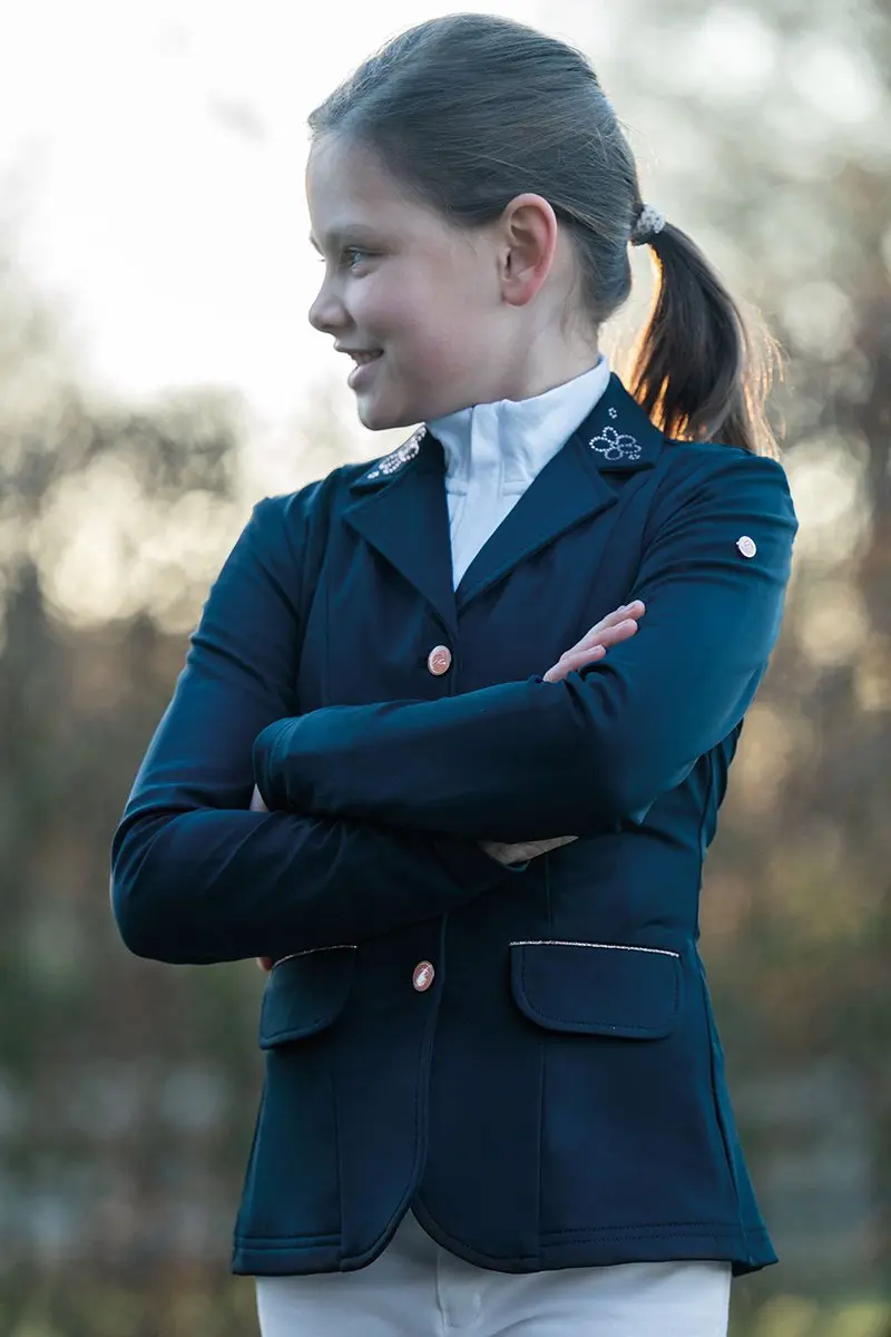 HKM Flora Kids Juniorjas - Blauw - 140 - afbeelding 2 van 3