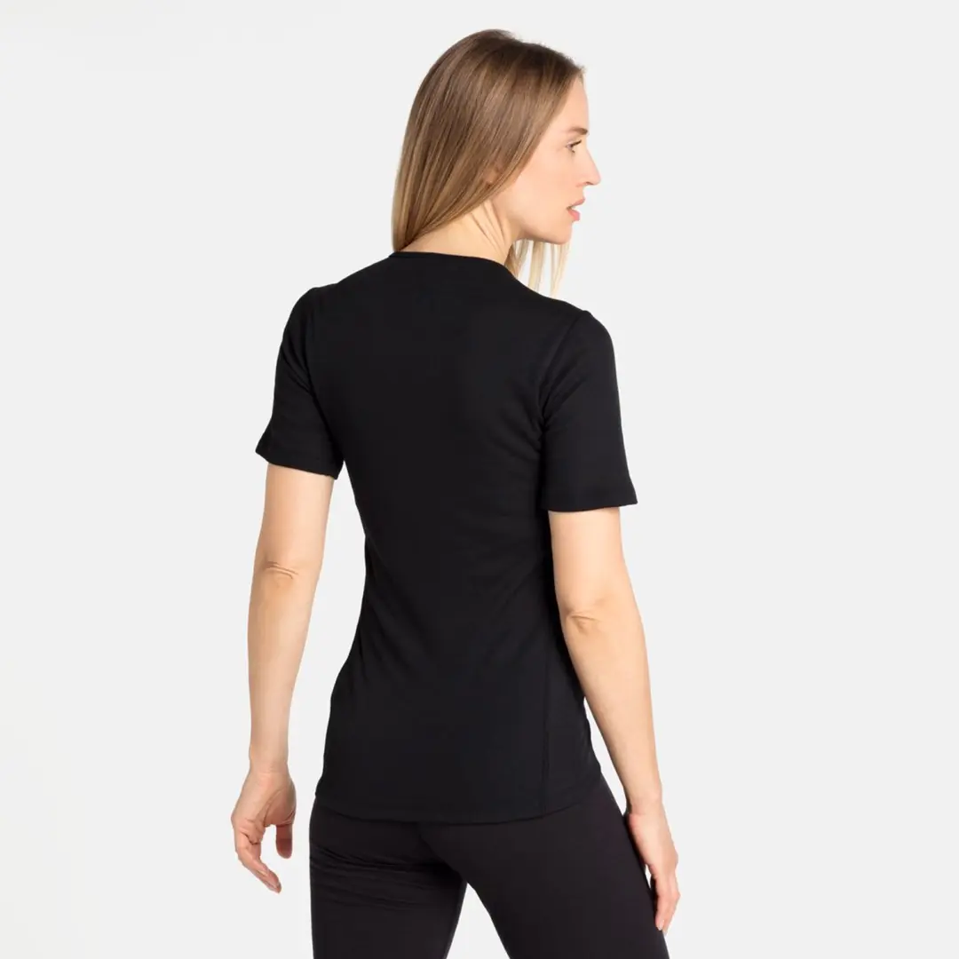 Odlo Active Warm Eco Functioneel Overhemd Dames - XL - Zwart - afbeelding 4 van 6