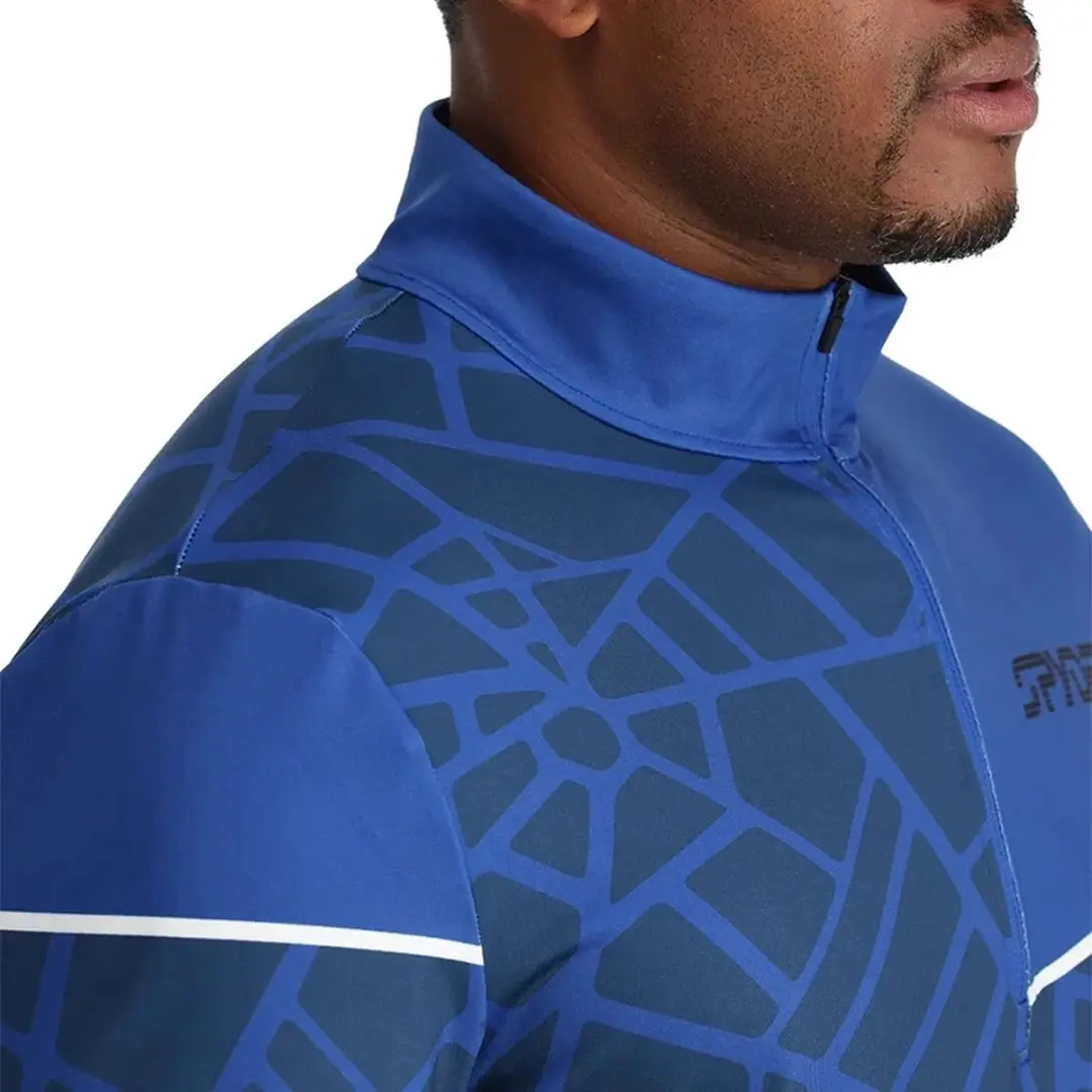 Spyder Vital 1/2 Zip Skipully Heren - Blauw Dessin 2XL - afbeelding 2 van 6