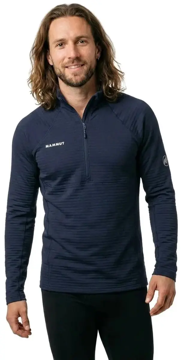 Mammut Taiss Ml Sweatshirt Met Halve Rits Blauw XL Man