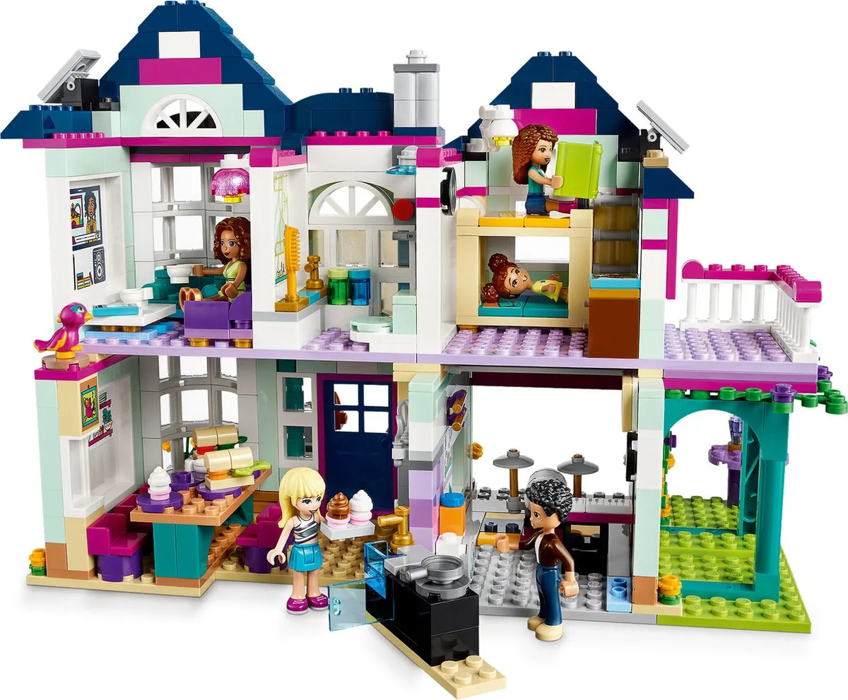 LEGO Friends Andrea's Familiehuis 802 Stukken - 5 Minifiguren - afbeelding 5 van 6