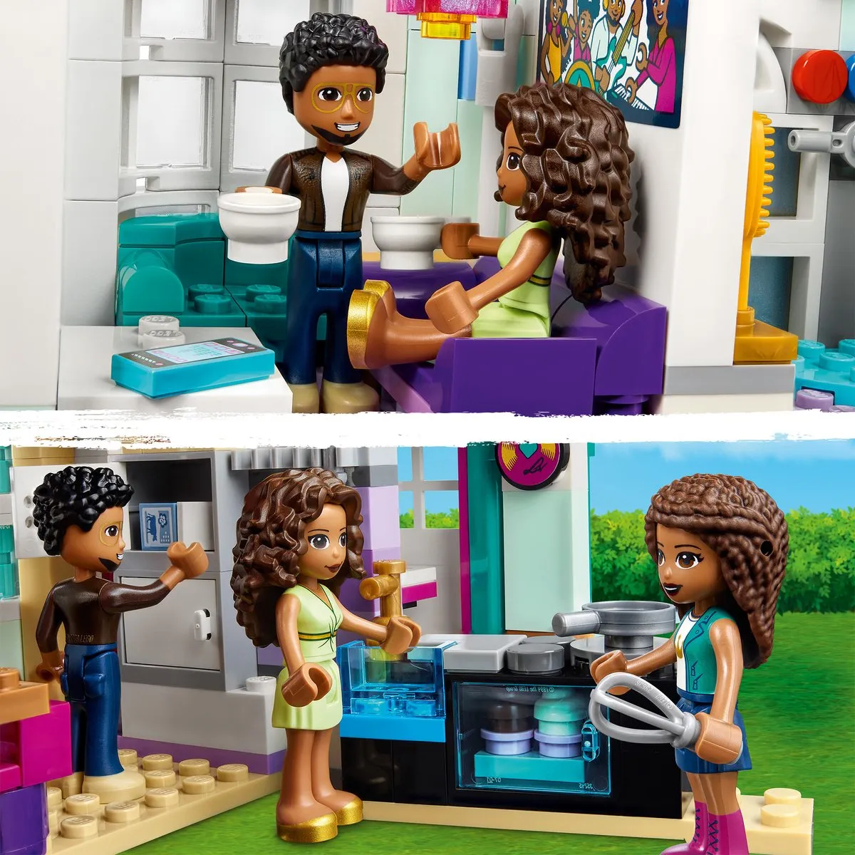 LEGO Friends Andrea's Familiehuis 802 Stukken - 5 Minifiguren - afbeelding 6 van 6
