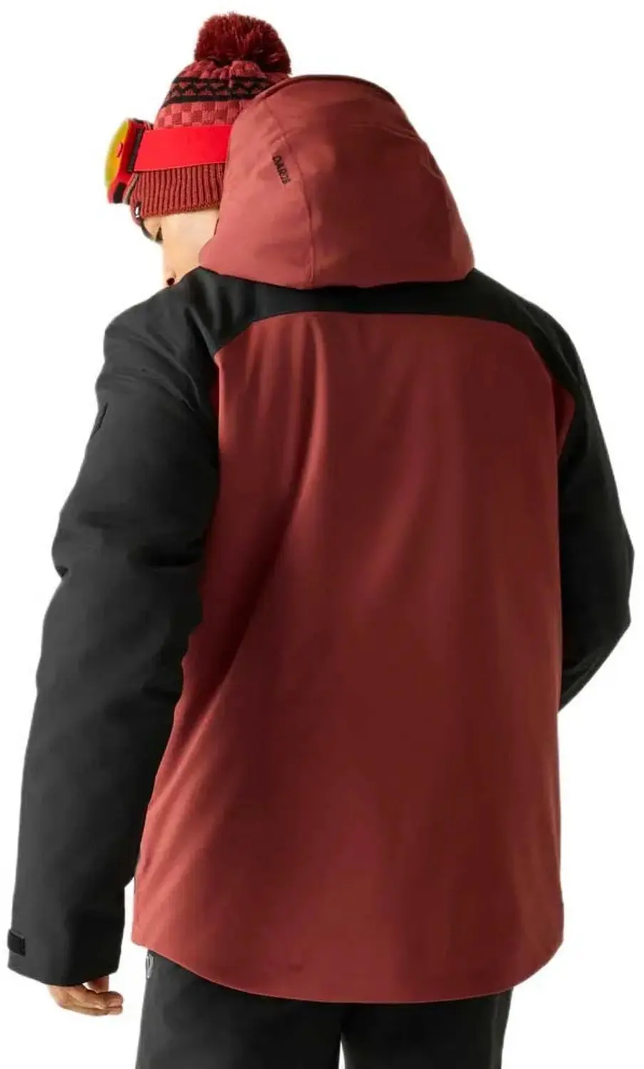 Dare 2b Baseplate IV Skijas - Black/Rustic Red - afbeelding 2 van 5