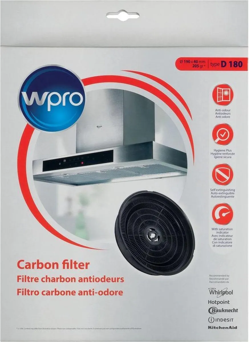 Whirlpool Filter D180 G XL - Wit