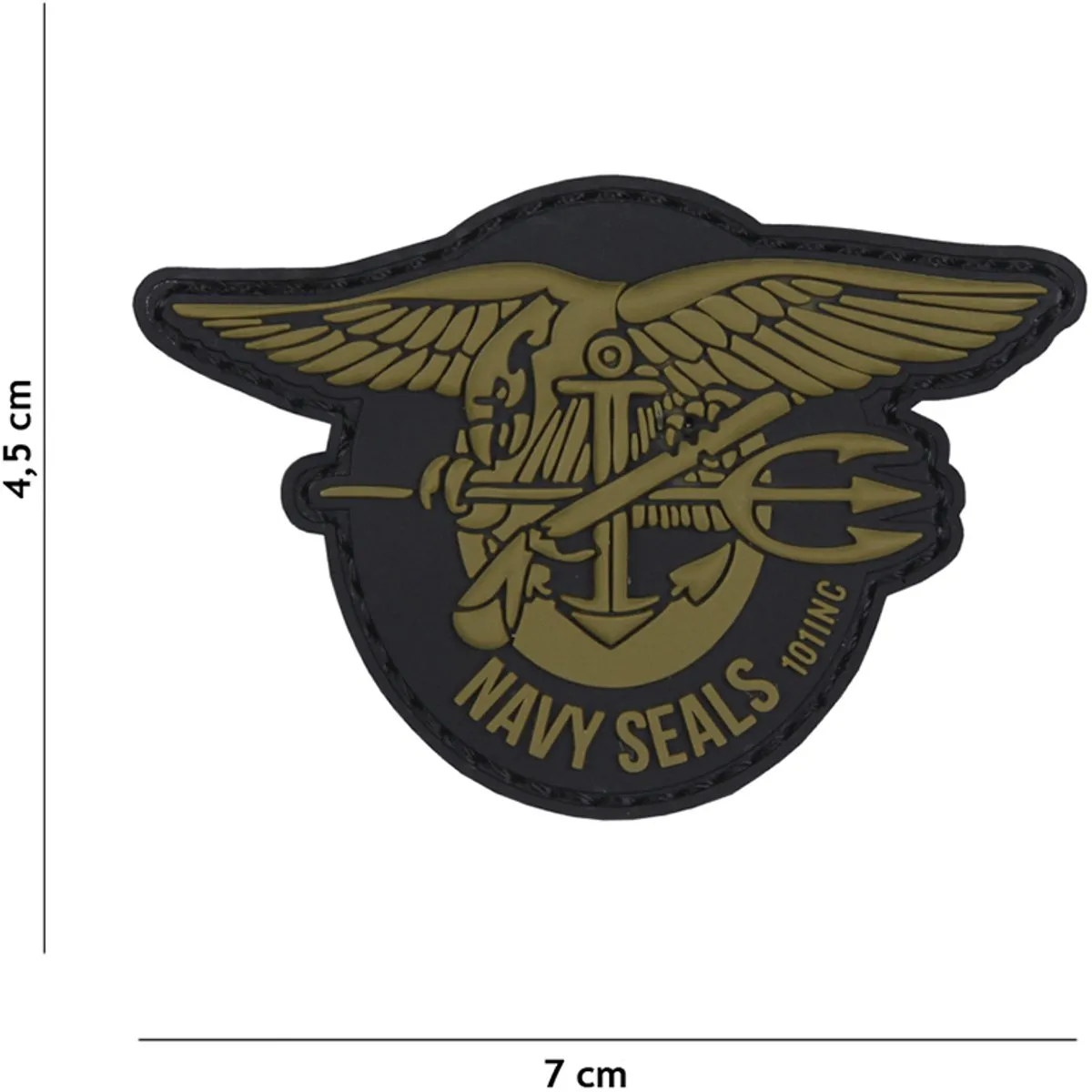 101 Inc Embleem 3D Navy Seals Groen
