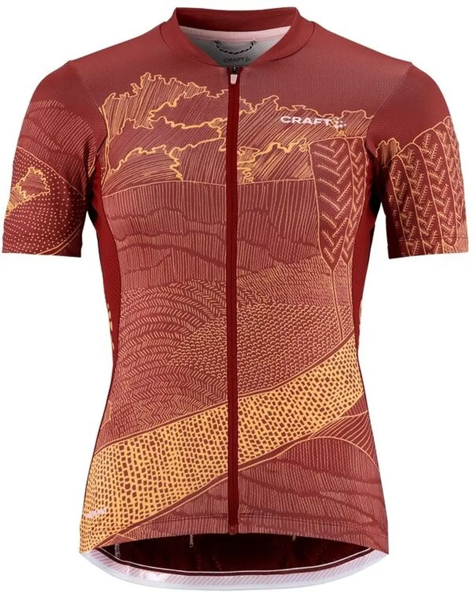 Craft ADV Endurance Graphic Fietsshirt Dames - Rhubarb/Sour - afbeelding 3 van 4