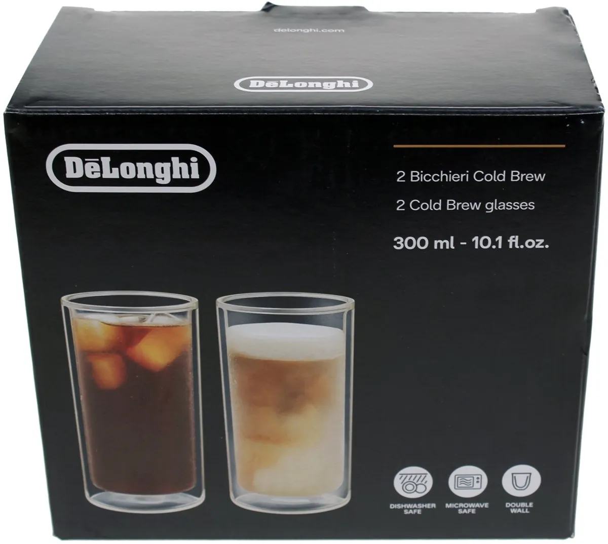 De'Longhi DLSC325 Cold Brew Glazen
