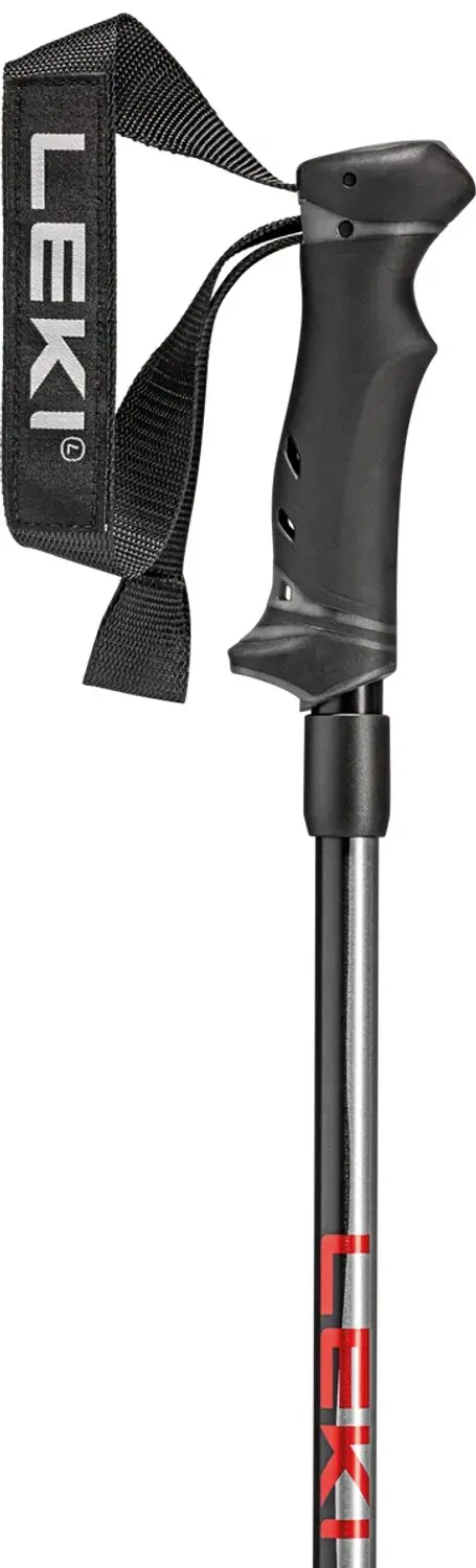 LEKI Hot Shot Skistokken - Zwart/Rood - afbeelding 5 van 6