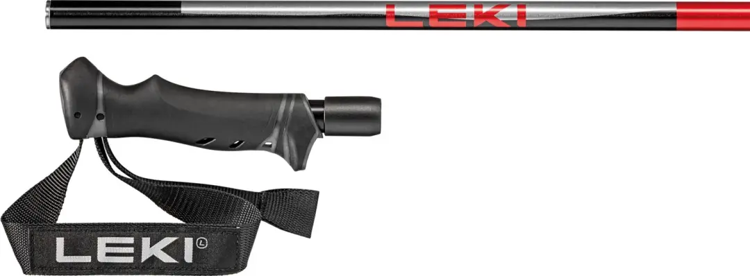 LEKI Hot Shot Skistokken - Zwart/Rood - afbeelding 3 van 6