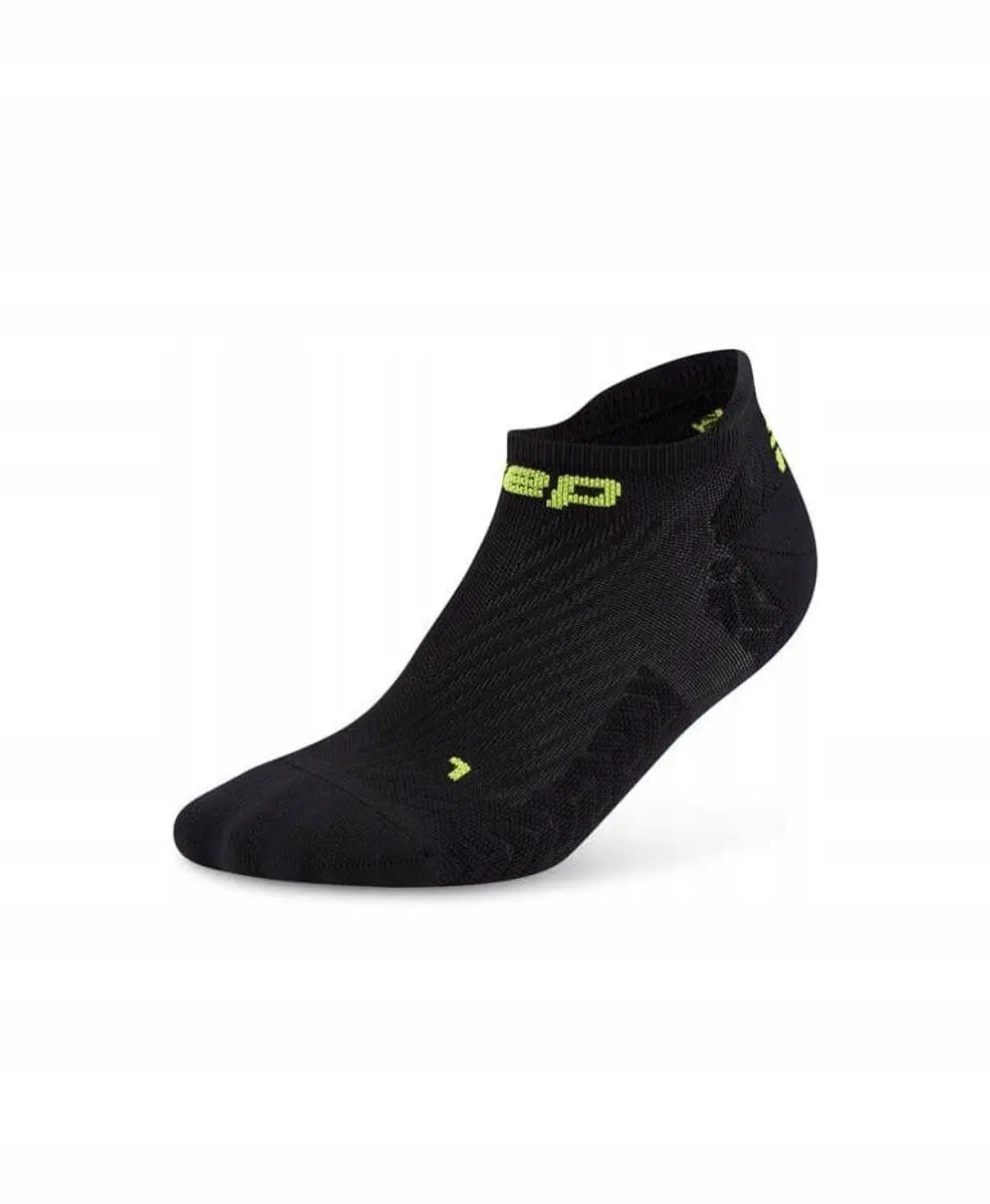 CEP Core Run Ultralight No Show Compressiesokken - Zwart - afbeelding 2 van 3