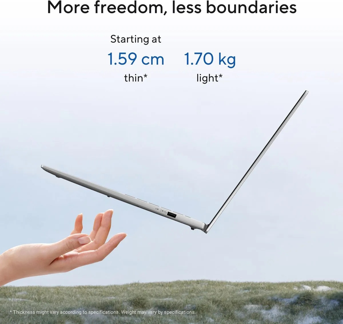 ASUS Vivobook S16 S3607AA-SH016W Laptop - 16" WUXGA - Intel Core Ultra 7 - 32GB/1TB - Zilver