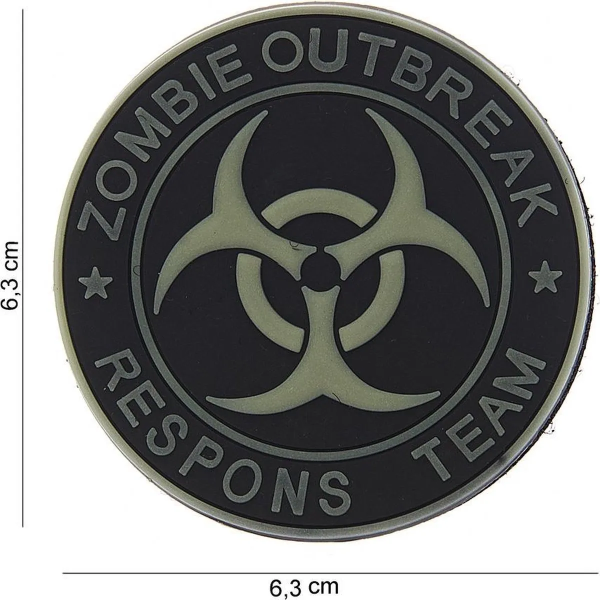 101 Inc Embleem 3D PVC Zombie Outbreak Team 13006