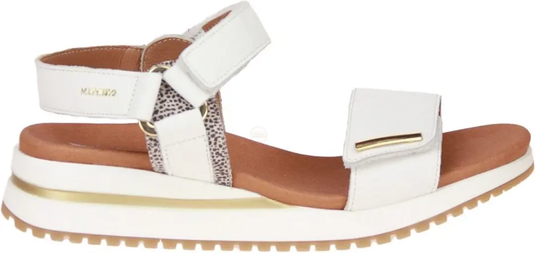 Mephisto Jeanie Ceylan Sandalen met Hak - Wit/Beige - 40 - afbeelding 5 van 6