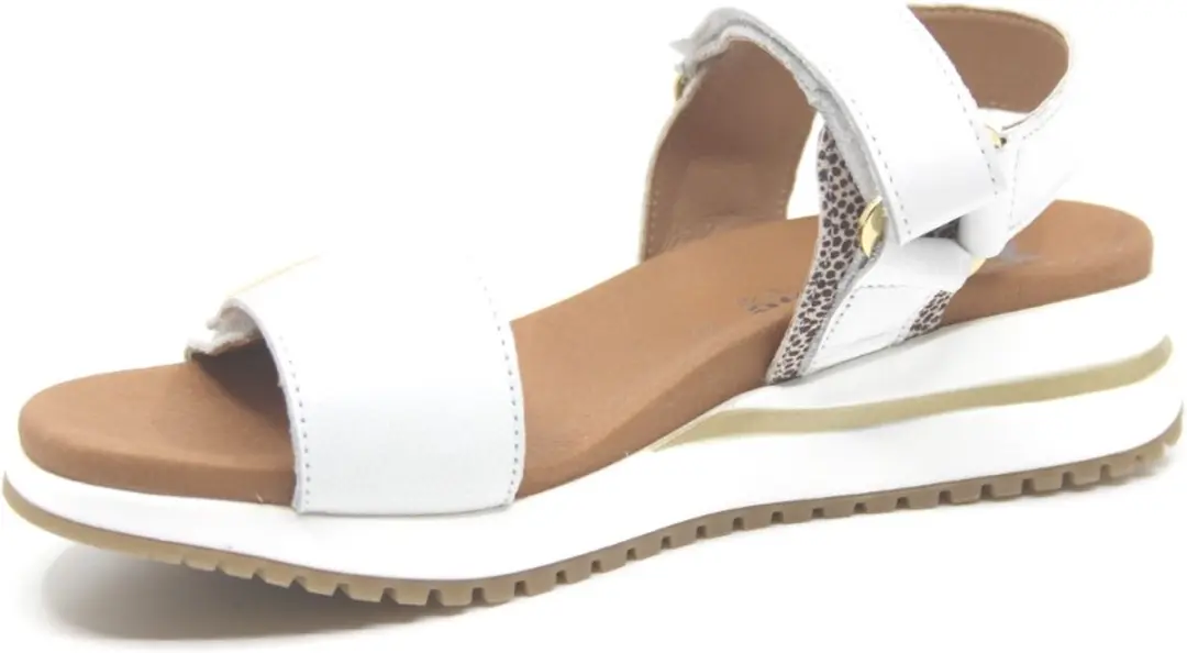Mephisto Jeanie Ceylan Sandalen met Hak - Wit/Beige - 40 - afbeelding 2 van 6