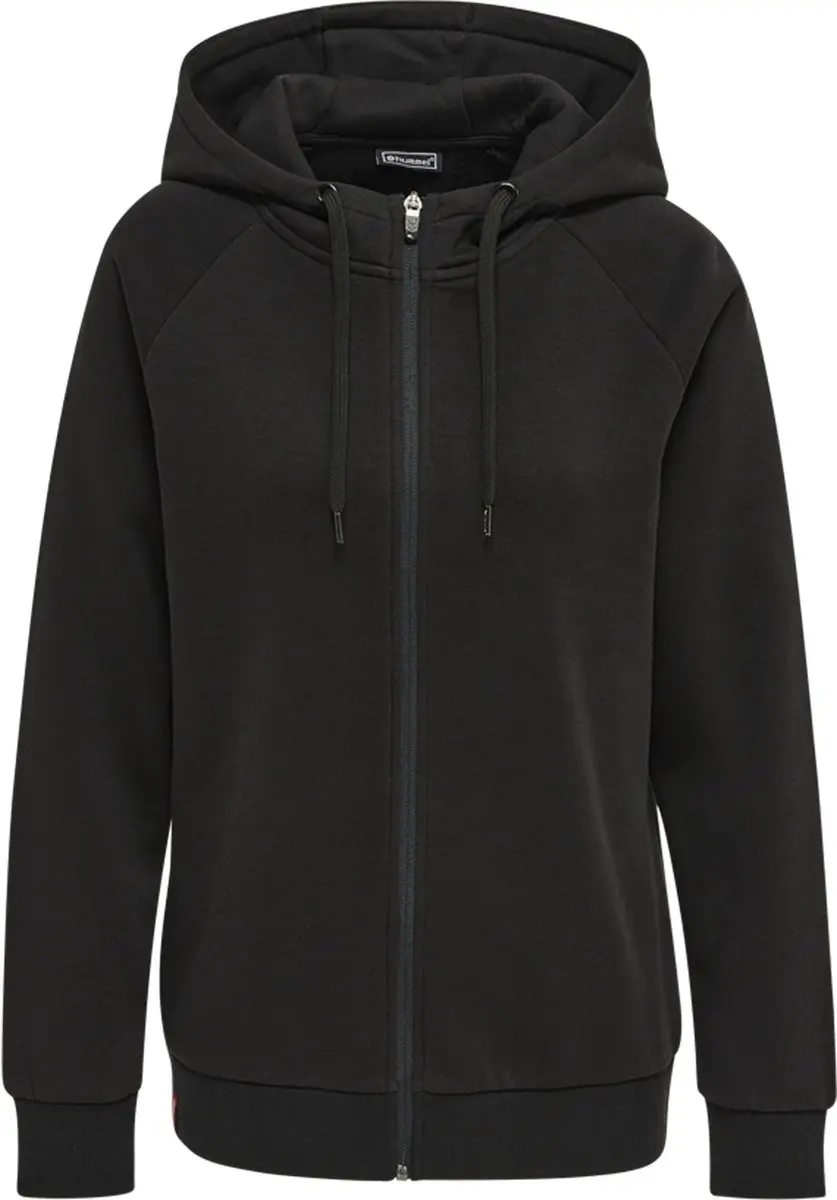 hummel Red Classic Dameshoodie met Rits