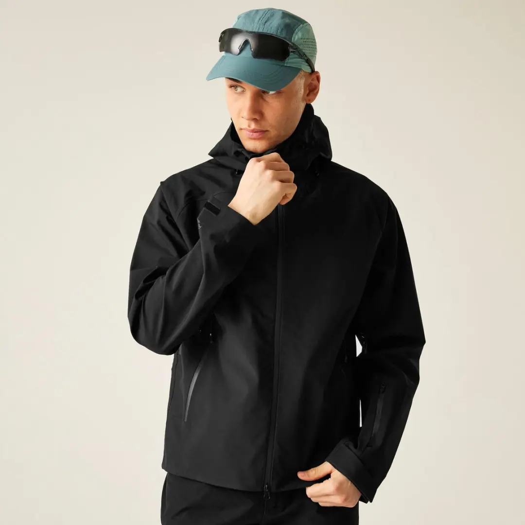 Roving waterdichte ademende outdoor shell-jas voor heren