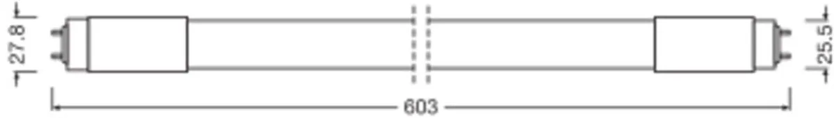LEDVANCE LED Buis T8 Value High Output 8W 900lm - 60cm