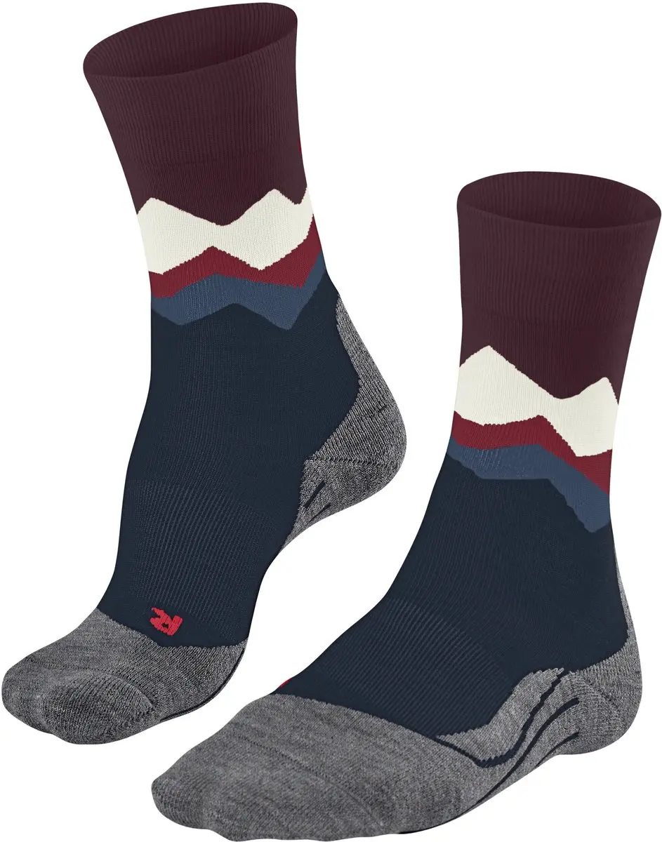 FALKE TK2 anti-blaar dik wol functioneel materiaal wandelsokken heren blauw - maat 42-43