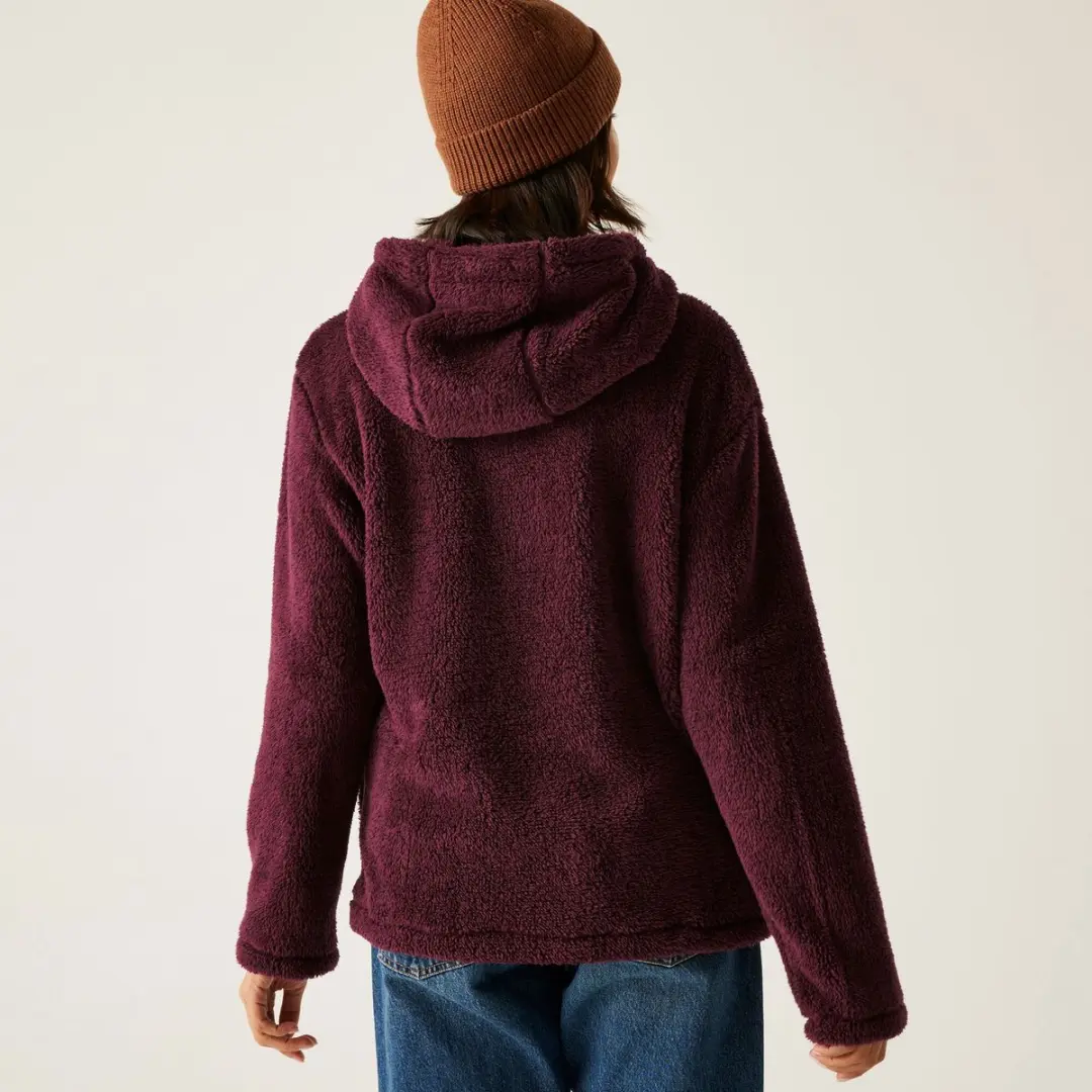 Regatta Orielle Dames Fleece met Capuchon - Purper - 38 - afbeelding 2 van 6