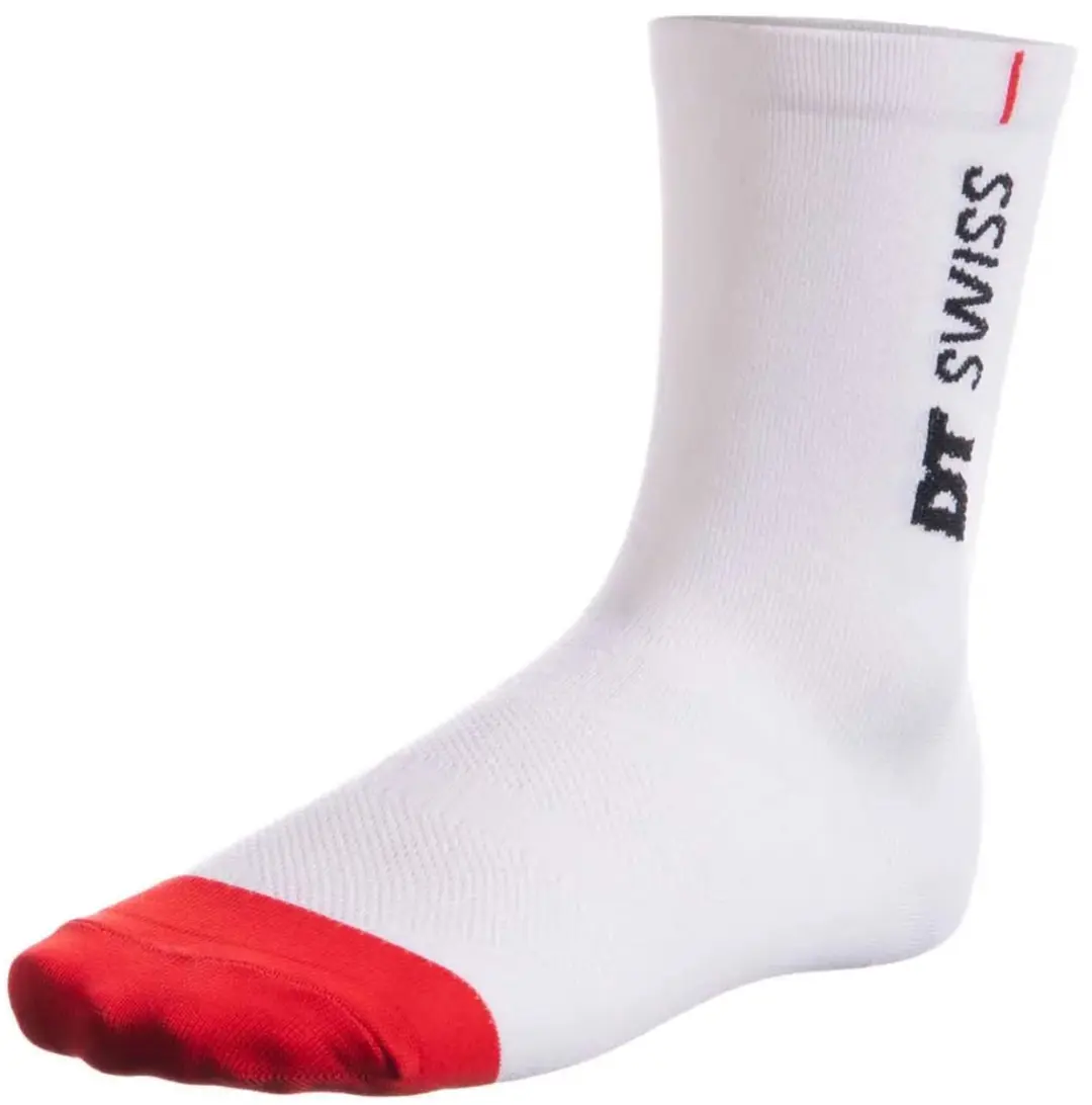 Dt Swiss Road Logo Sokken Wit EU 43-46