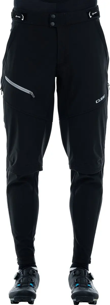 CUBE BLACKLINE SOFTSHELL PANTS 365 BLACK XXL