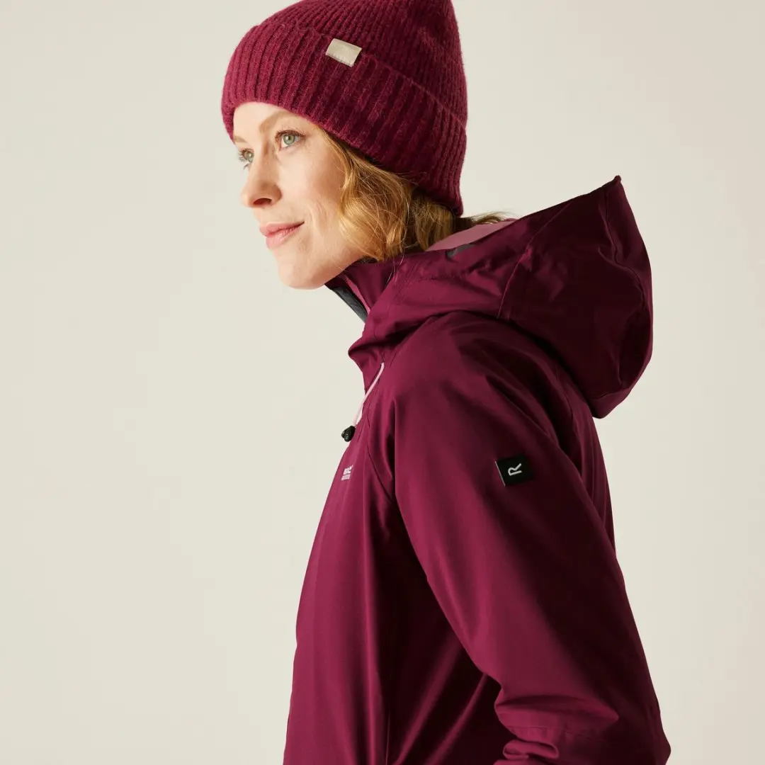 Regatta Highton Stretch Waterdicht Damesjack - Rood - afbeelding 6 van 6