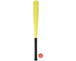 Honkbalknuppel van schuim met bal Amarillo ÚNICA