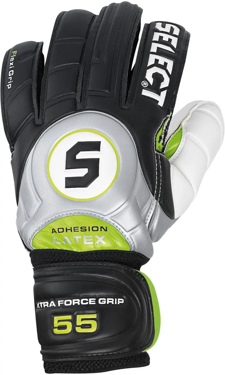 Select 55 Extra FG Keepershandschoenen - Zwart/Wit - afbeelding 2 van 2