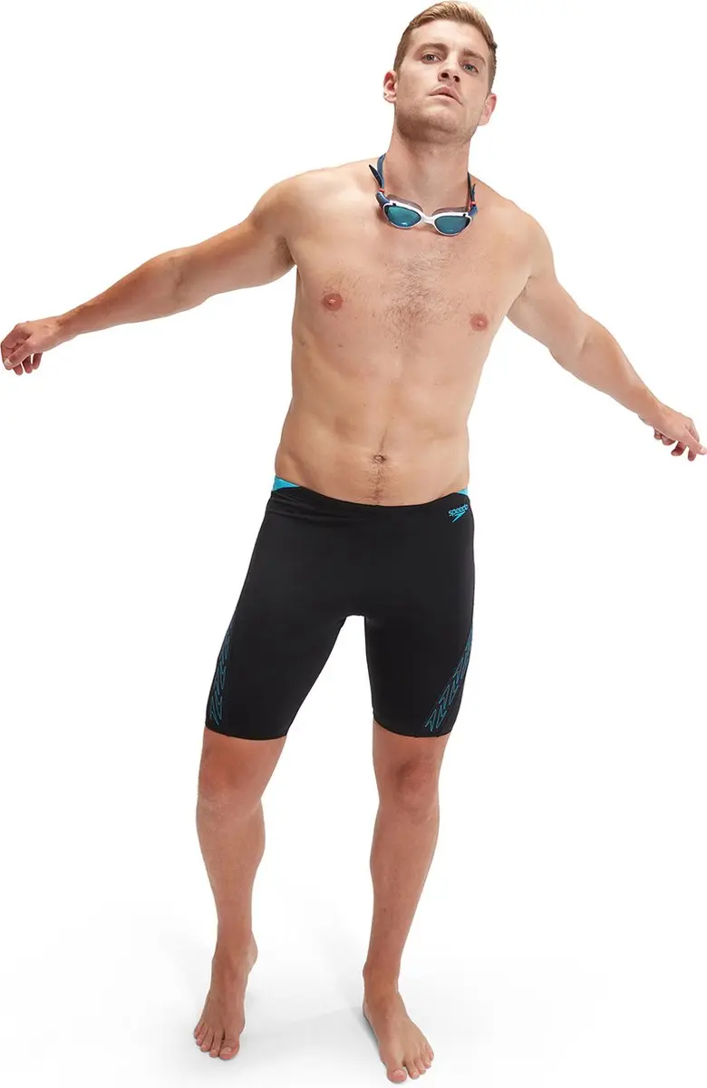 Speedo Hyperboom Splice Jammer Eco+ - Zwart/Blauw - afbeelding 6 van 6