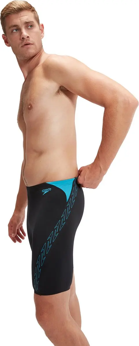Speedo Hyperboom Splice Jammer Eco+ - Zwart/Blauw - afbeelding 5 van 6
