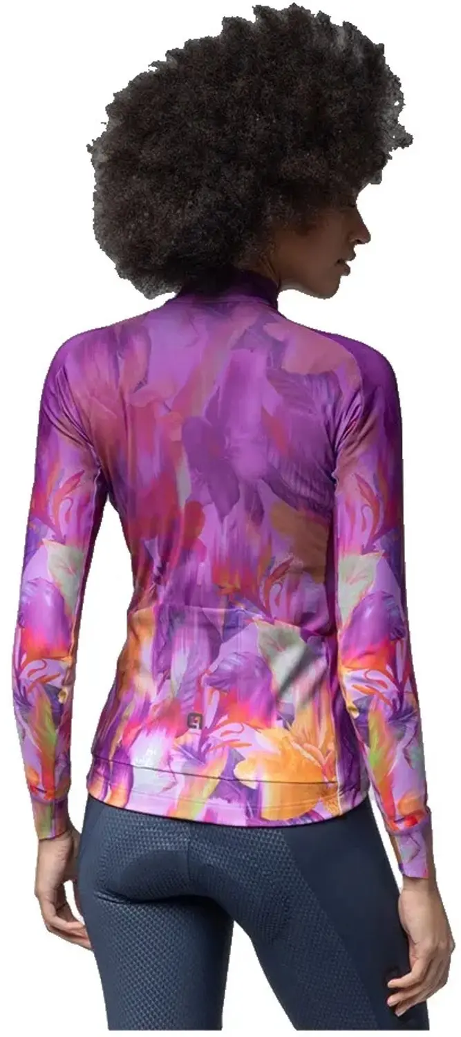 Alé PR-E Jardin Fietsshirt Lange Mouwen - Paars - M - afbeelding 3 van 6