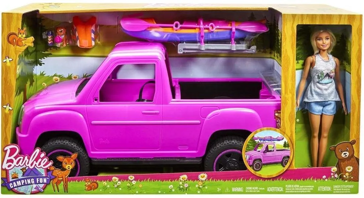 Barbie Camping Fun Pick-Up Pop - Multicolor