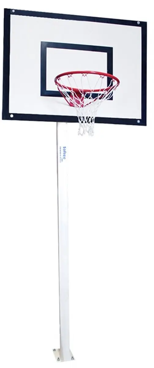 Set 2 manden Minibasket Deluxe Monotube Tube 100 Fjas met basis voor verankering
