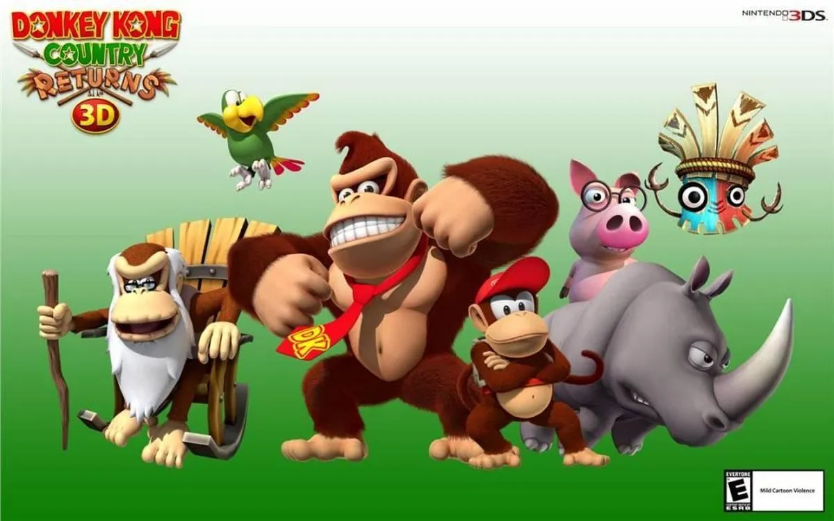 Nintendo Donkey Kong Country Returns 3D - Nintendo 3DS