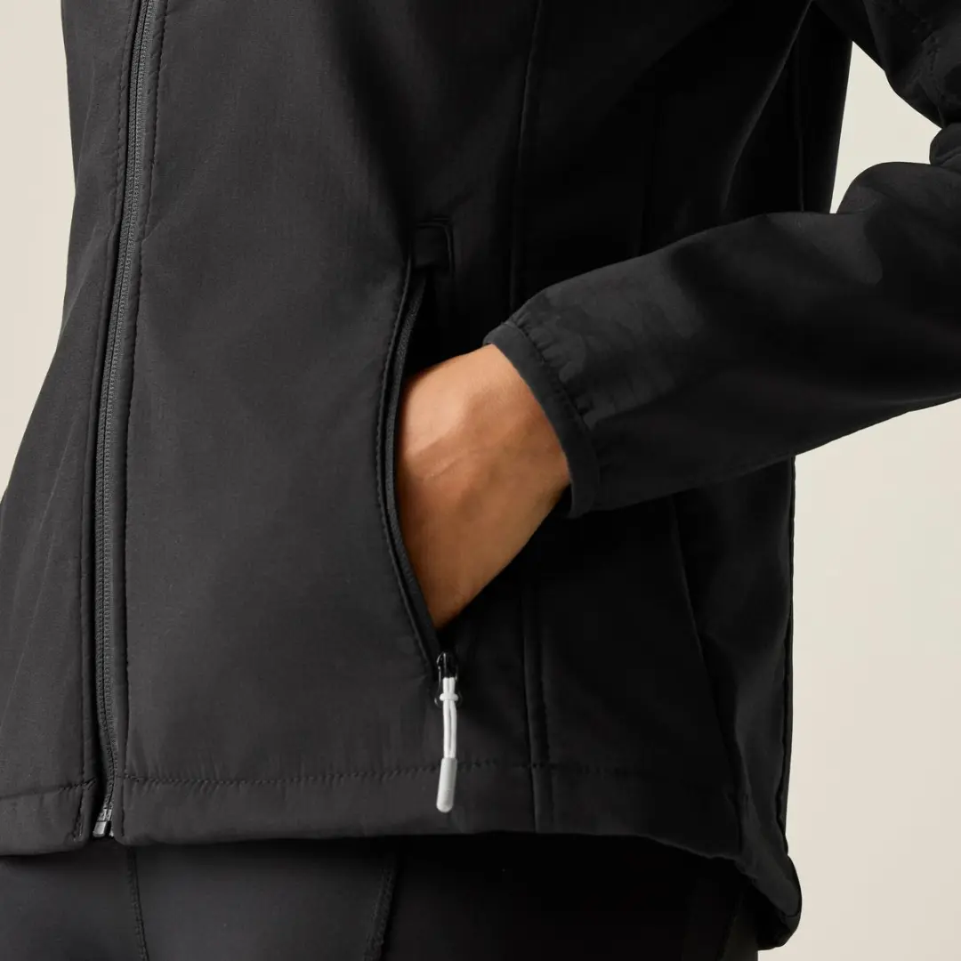 Regatta Arec III Dames Softshell Hoodie - Zwart - afbeelding 5 van 6