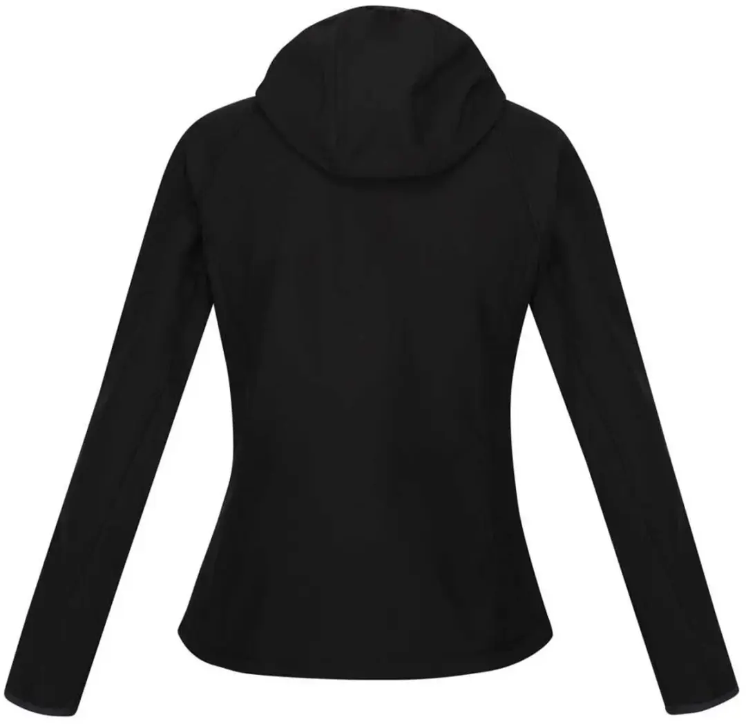 Regatta Arec III Dames Softshell Hoodie - Zwart - afbeelding 2 van 6