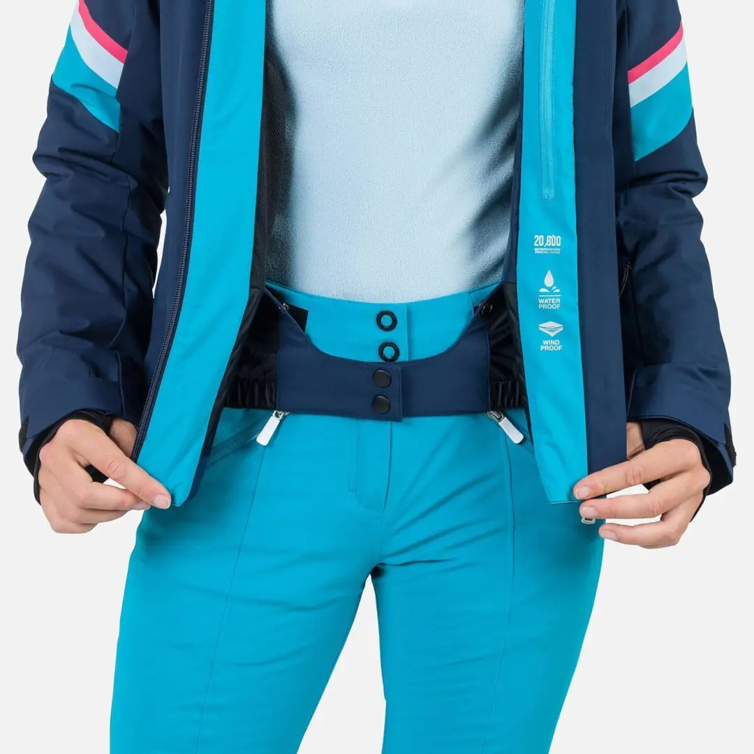 Rossignol Strawpile Ski Jas Dames - Navy - afbeelding 6 van 6