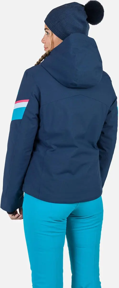 Rossignol Strawpile Ski Jas Dames - Navy - afbeelding 2 van 6