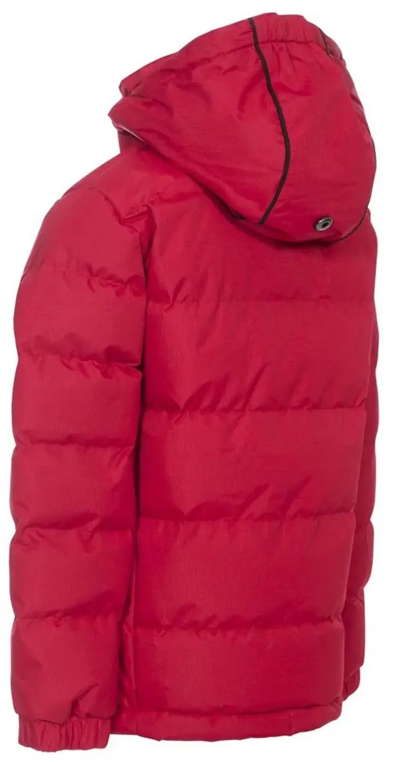 Trespass Tuff Donsjack Kinderen - Rood 152 - afbeelding 3 van 6