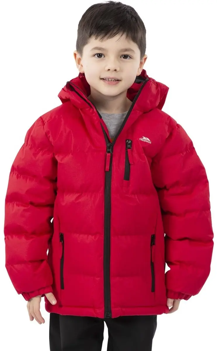 Trespass Tuff Donsjack Kinderen - Rood 152 - afbeelding 6 van 6