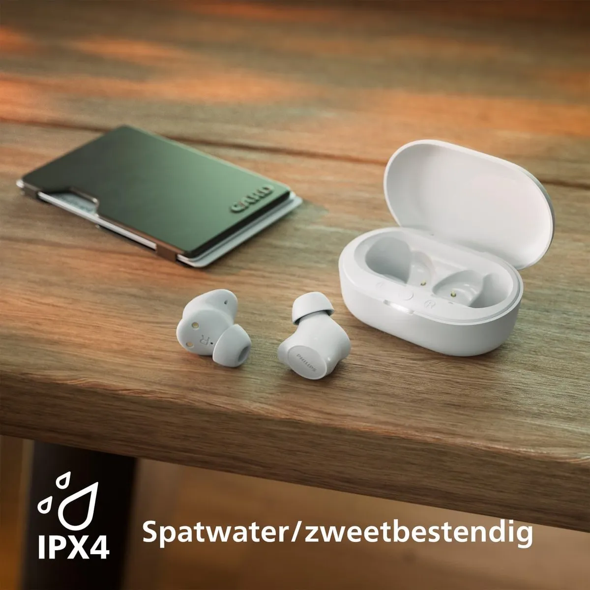 Philips TAT1209WT True Wireless Oordopjes - Wit - afbeelding 6 van 6