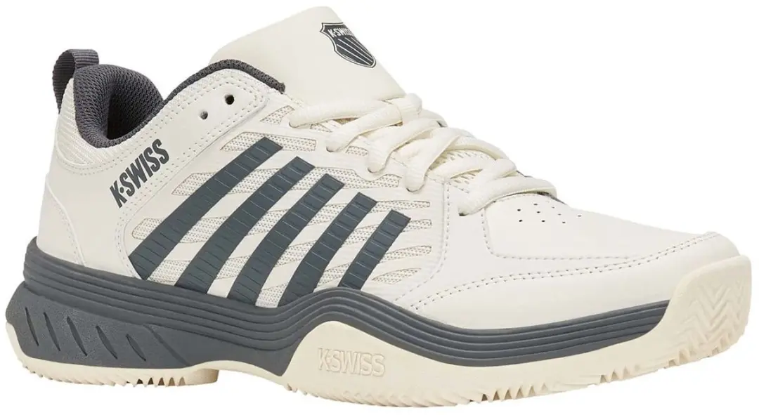 K-Swiss Court Express 2 Clay Tennisschoen - Wit/Grijs - afbeelding 3 van 6