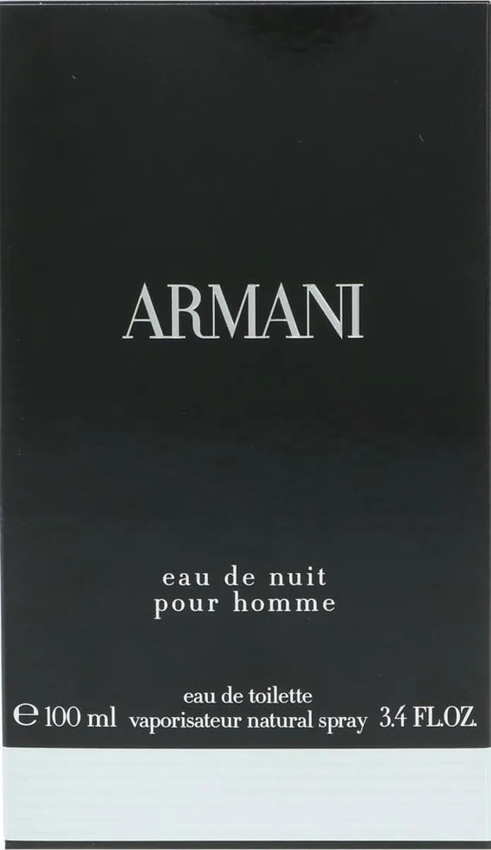 Giorgio Armani Eau de Nuit 100 ml Eau de Toilette - Herenparfum