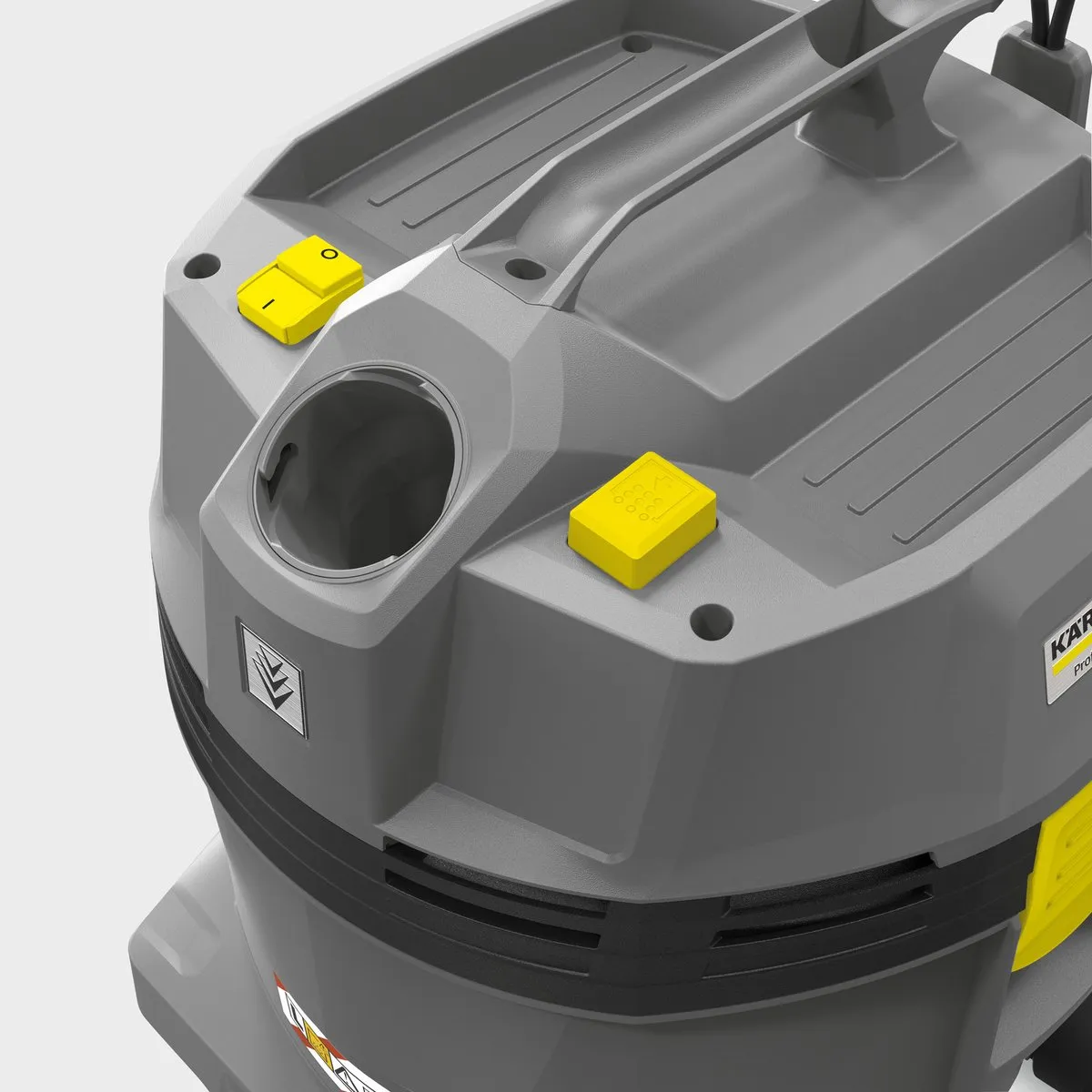 Kärcher Professional NT 22/1 Ap L Stofzuiger - 1300W 22L Grijs/Zwart/Geel