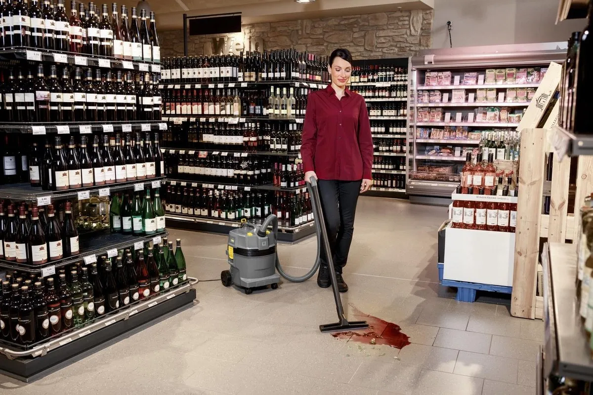 Kärcher Professional NT 22/1 Ap L Stofzuiger - 1300W 22L Grijs/Zwart/Geel