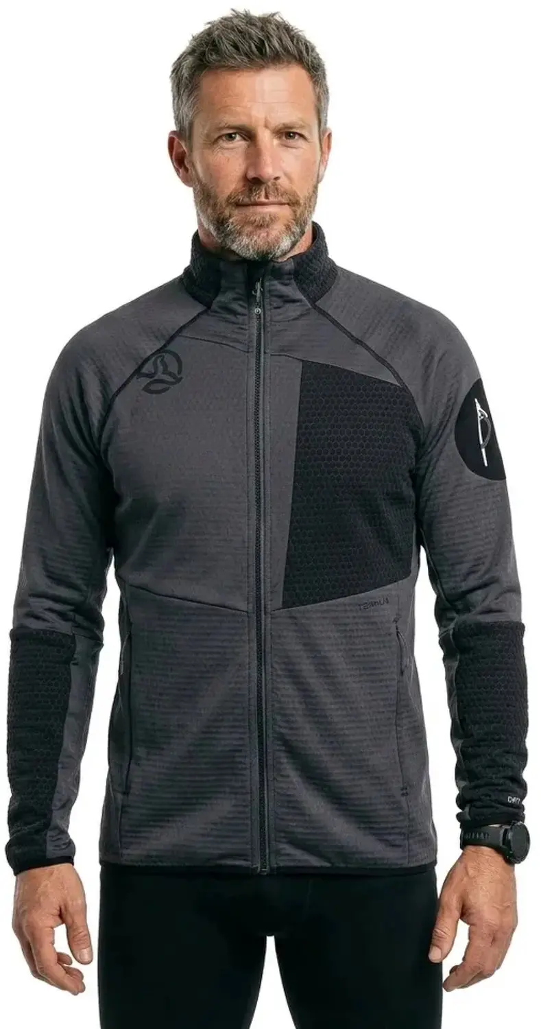 Ternua Ragger Fleece Jas - Whales Grey - XL - afbeelding 6 van 6