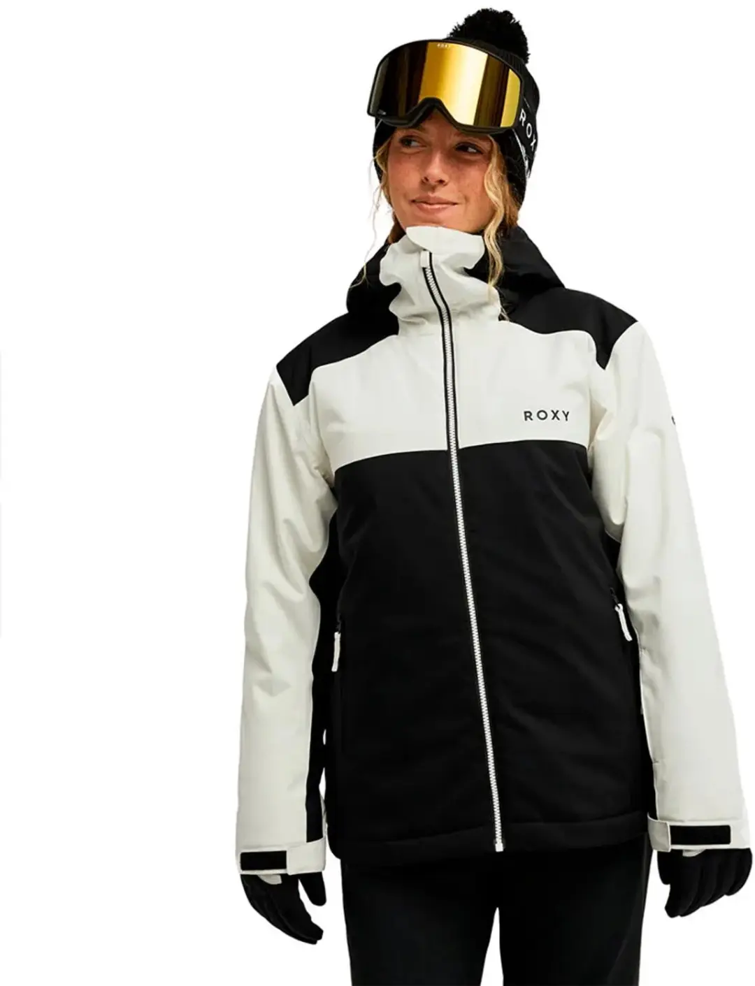 Roxy Astral Peak Jas Wit,Zwart M Vrouw