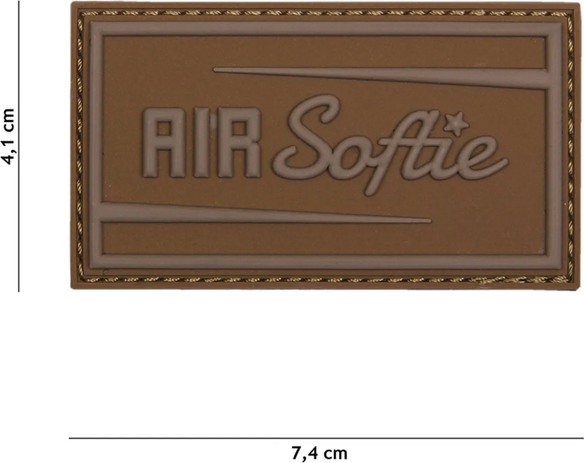 101 Inc Embleem 3D Pvc Air Softie Coyote 19036