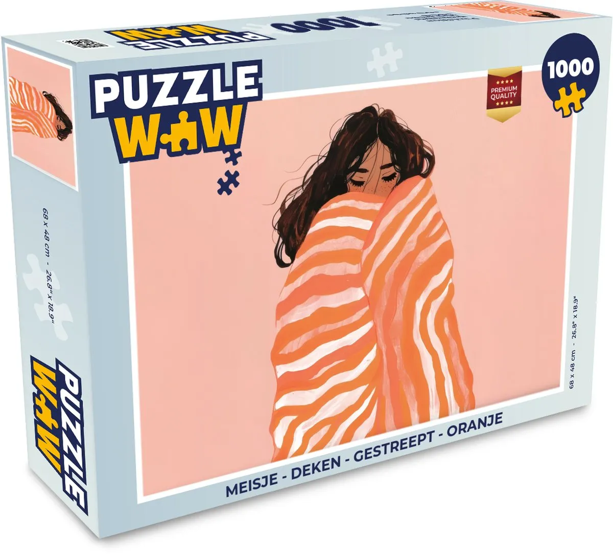 PuzzleWow Meisje Deken Legpuzzel 1000 Stuks
