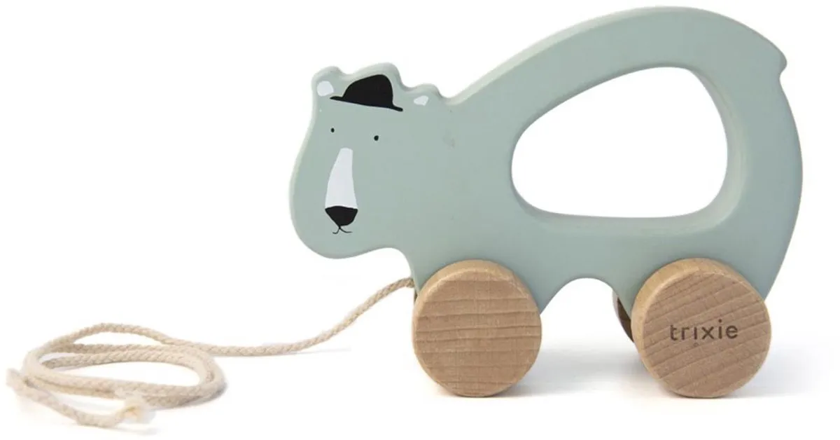 Trixie Mr. Polar Bear Houten Trekspeeltje